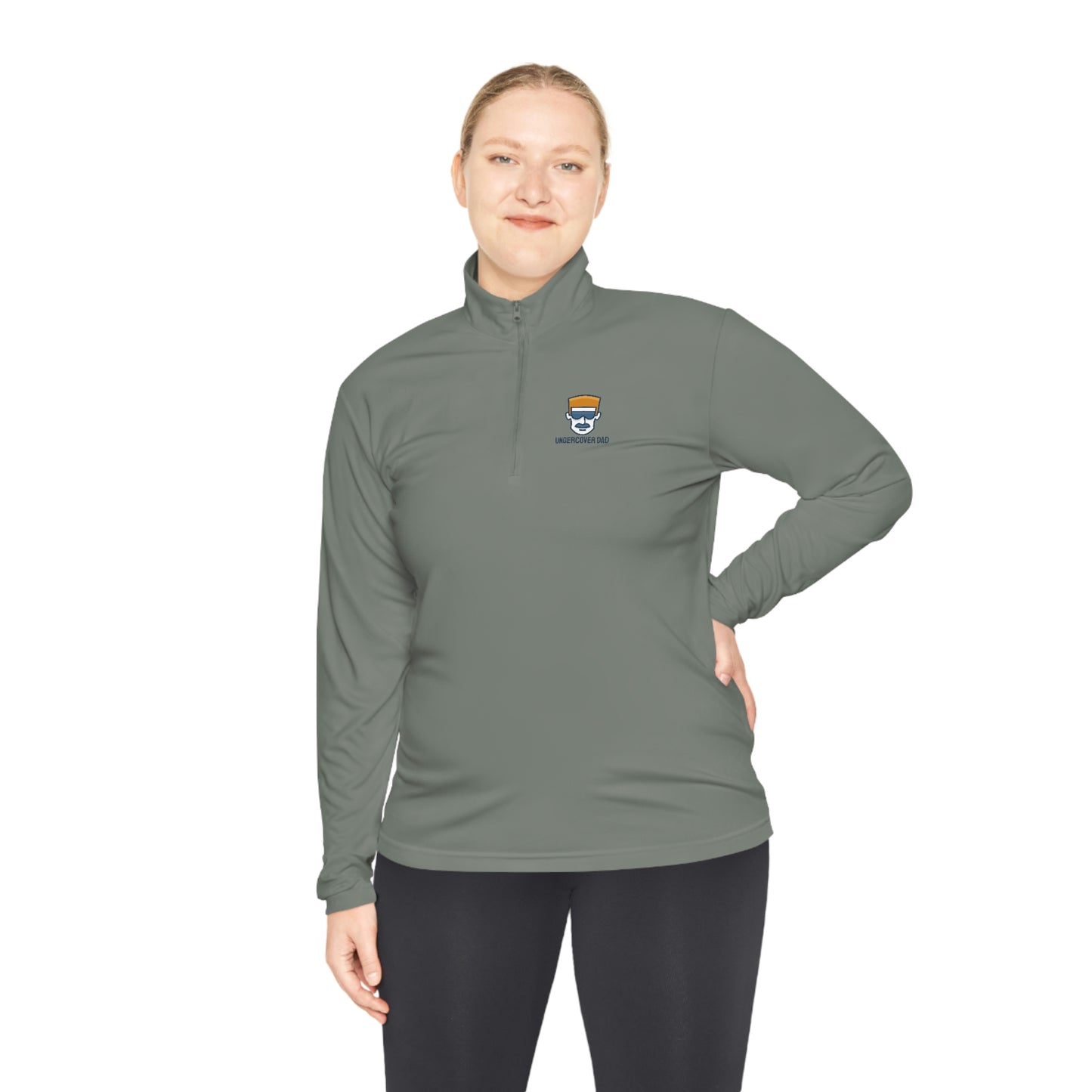 Undercover Dad Quarter Zip Pullover - UNDERCOVER DAD, LLC
