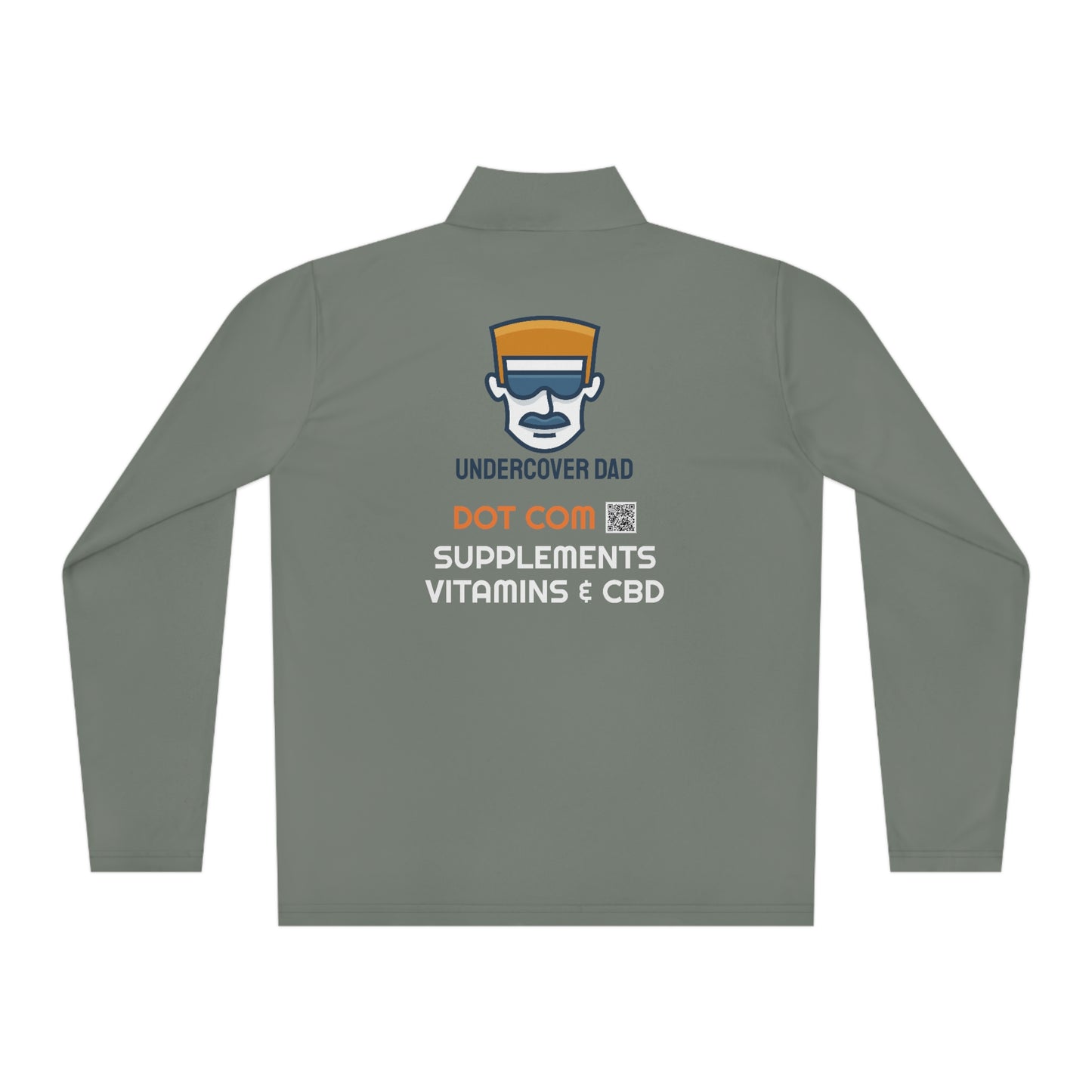 Undercover Dad Quarter Zip Pullover - UNDERCOVER DAD, LLC