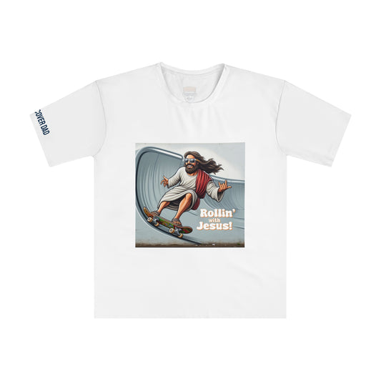 Rollin' with Jesus! T-Shirt by Undercover Dad