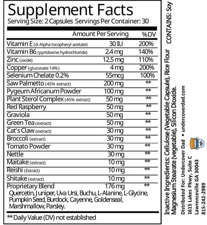 GOLDEN GUT - Probiotic 40 Billion CFUs - UNDERCOVER DAD, LLC