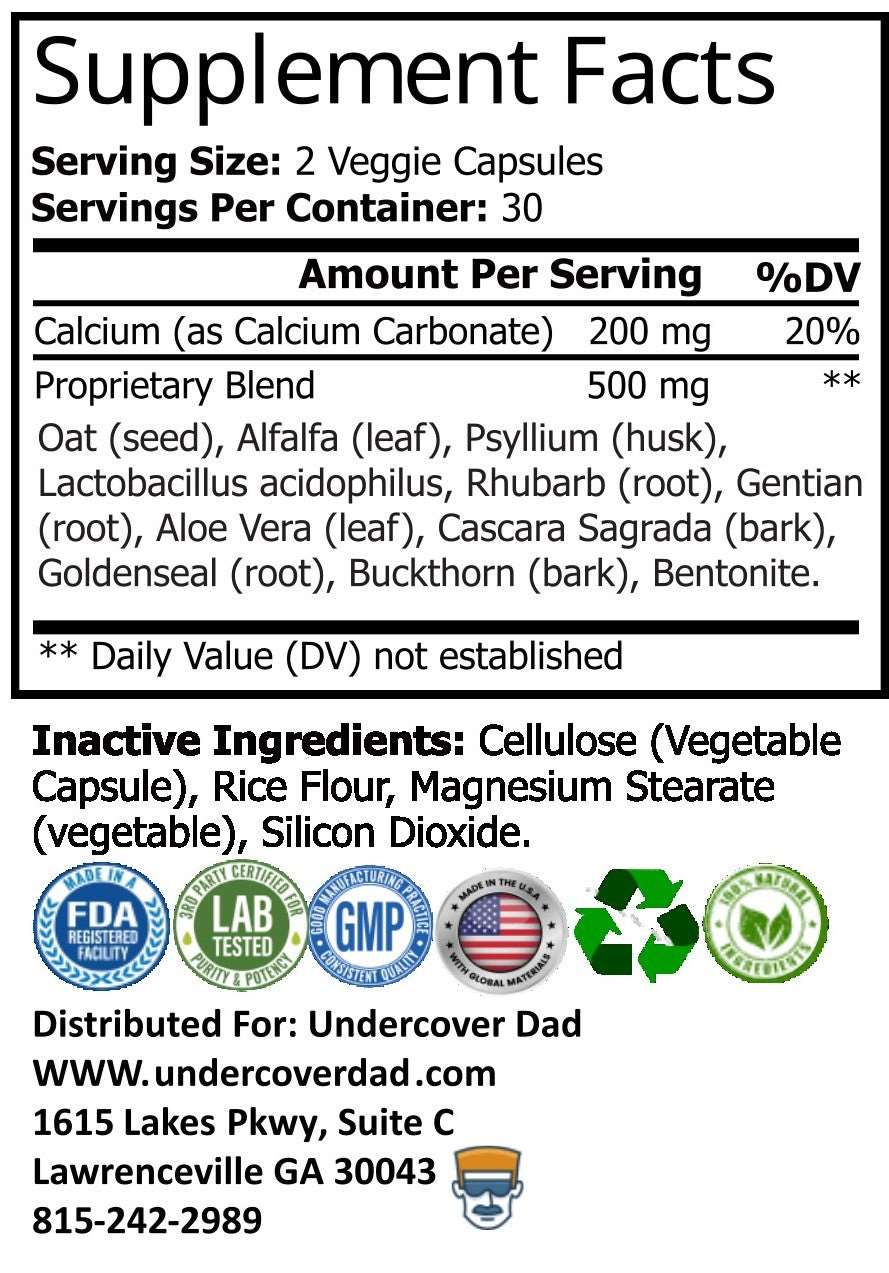 Colon Blowon - Toxin Cleansing Formula - UNDERCOVER DAD, LLC