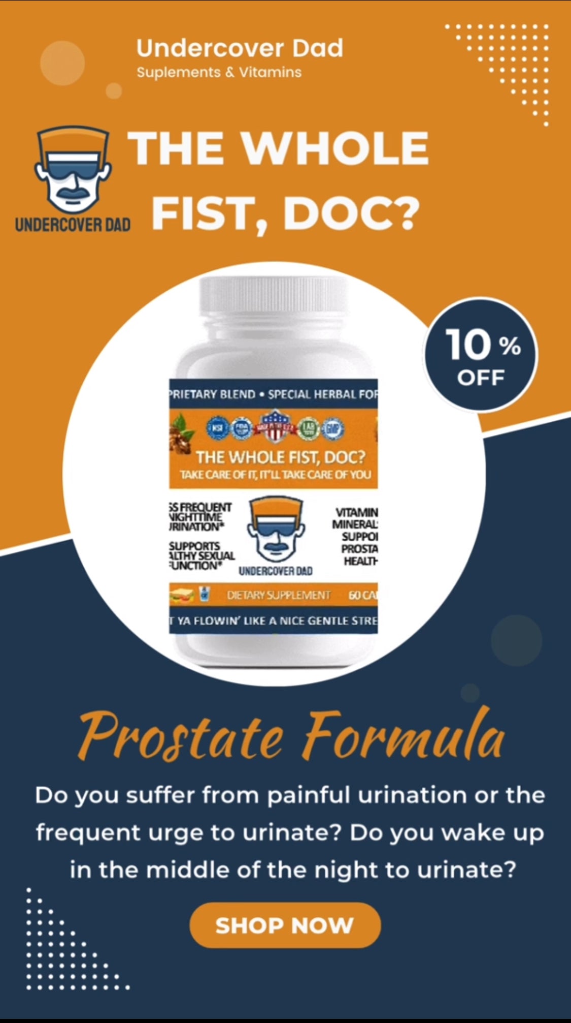 Load video: Prostate Formula