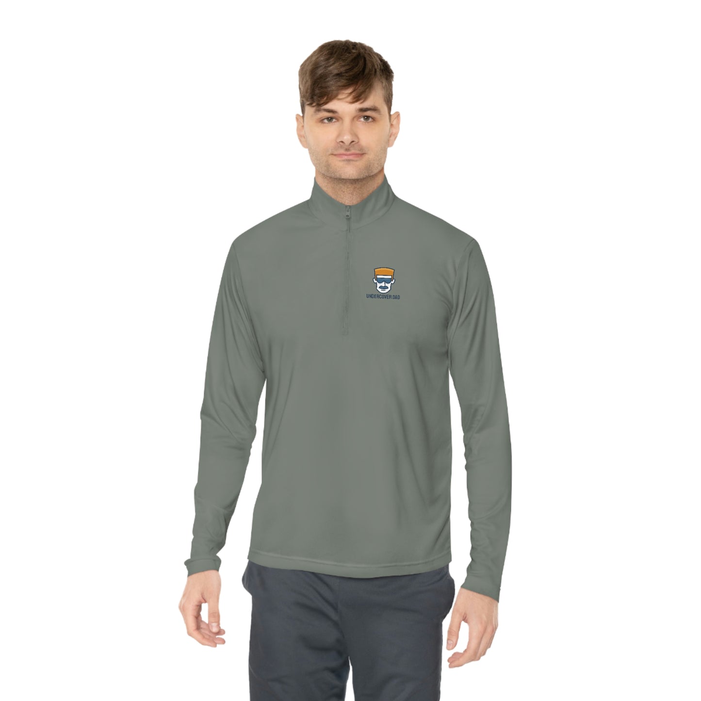 Undercover Dad Quarter Zip Pullover - UNDERCOVER DAD, LLC