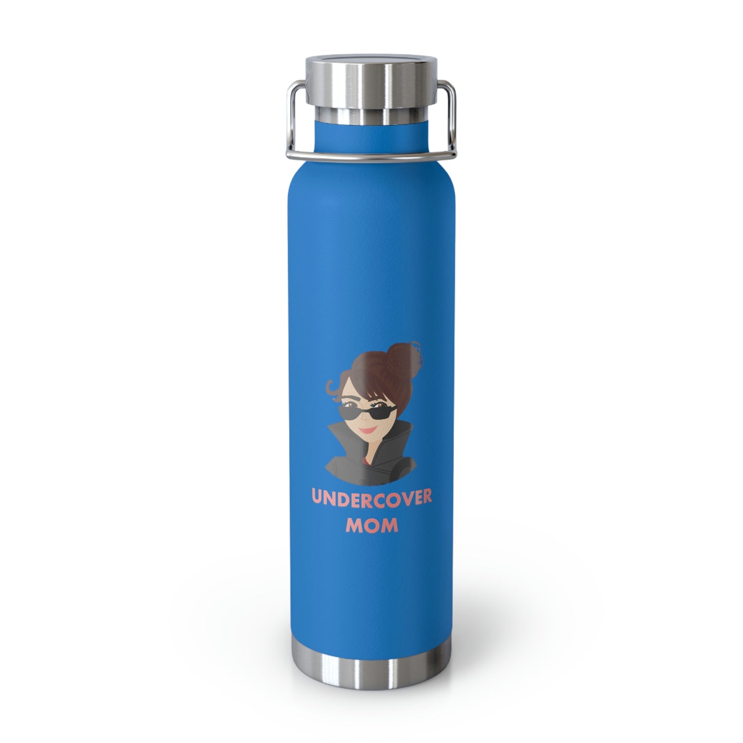 Undercover Mom - Copper Vacuum Insulated  22oz Bottle - Lots of Colors! - UNDERCOVER DAD, LLC