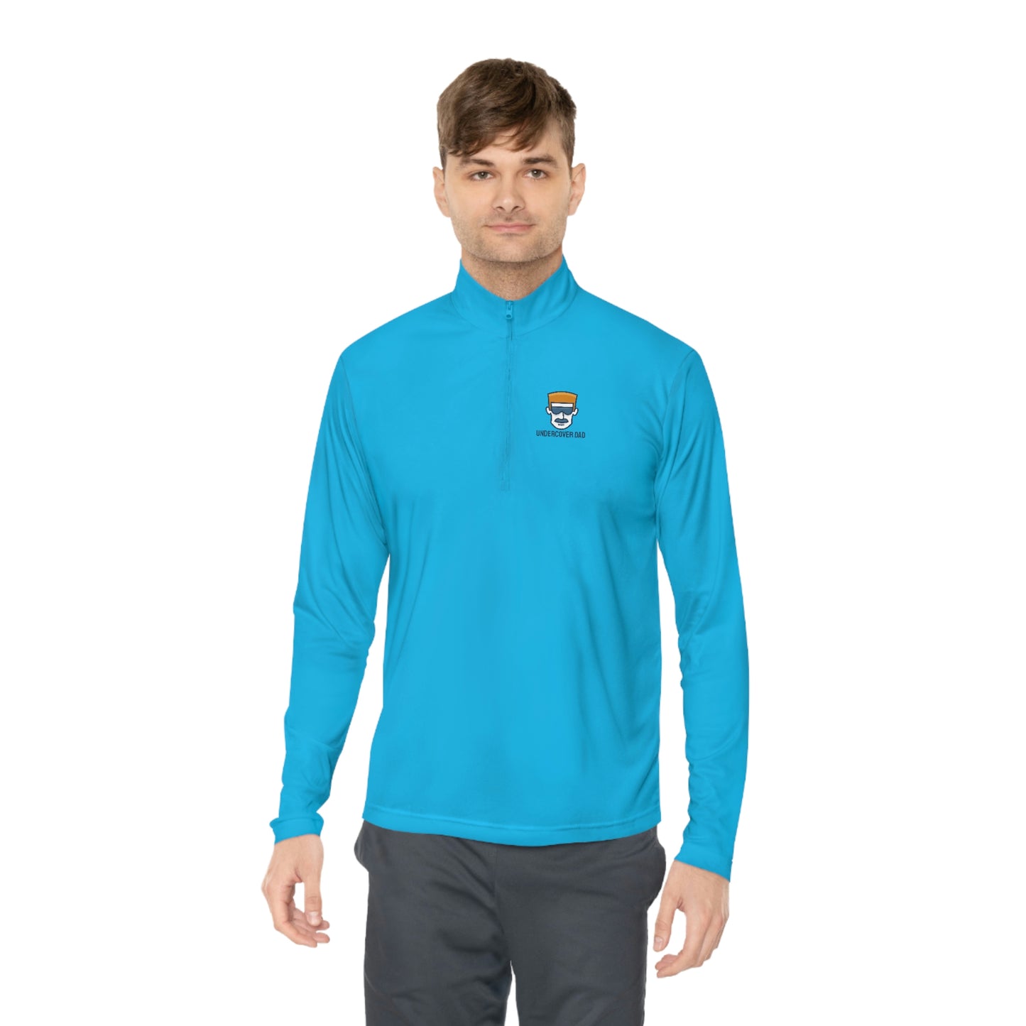 Undercover Dad Quarter Zip Pullover - UNDERCOVER DAD, LLC