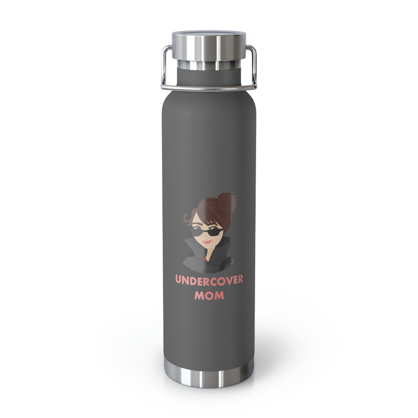 Undercover Mom - Copper Vacuum Insulated  22oz Bottle - Lots of Colors! - UNDERCOVER DAD, LLC