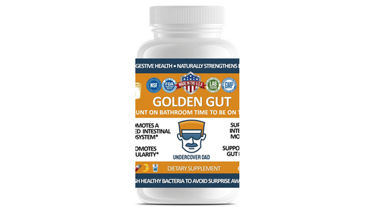 GOLDEN GUT - Probiotic 40 Billion CFUs - UNDERCOVER DAD, LLC