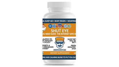 SHUT EYE - Safe and Effective Sleep Aid Formula - UNDERCOVER DAD, LLC